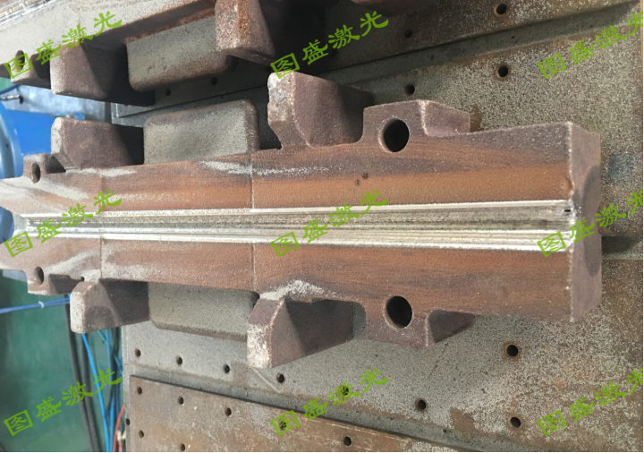 钢厂导位槽熔覆
